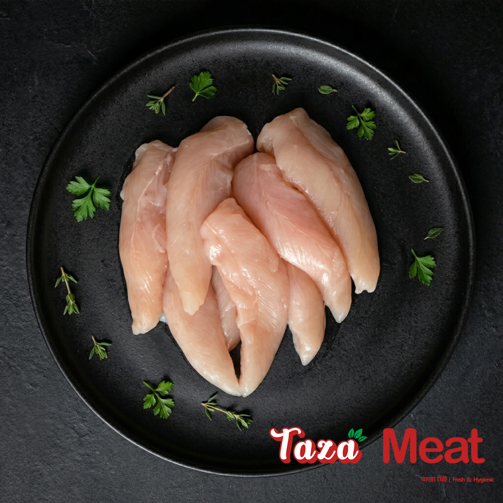 Tazameat Tender, Boneless & Ready-to-Cook Chicken Slices 500G