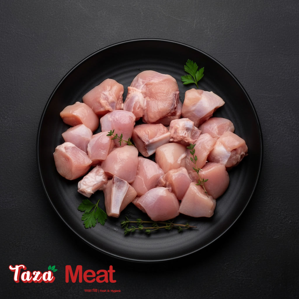 Tazameat Fresh Chicken Curry Cut (skinless) 1 Kg